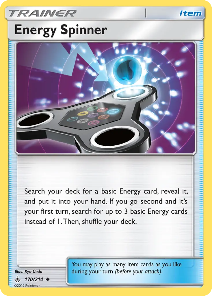 Carte Pokémon Energy Spinner — Promos Soleil et Lune
