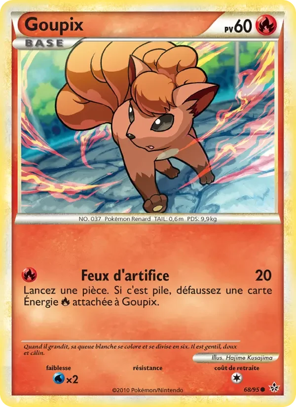 Carte Pokémon Goupix — Déchaînement