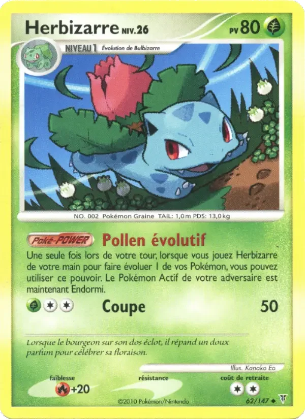 Carte Pokémon Herbizarre — Vainqueurs Suprêmes
