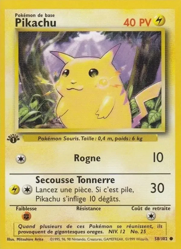 Carte Pikachu