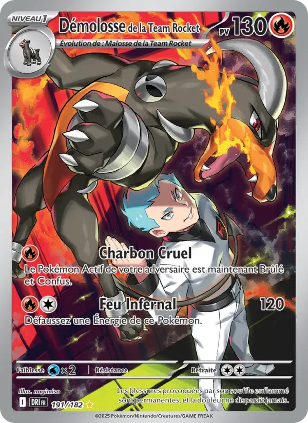 Carte Pokémon Démolosse de la Team Rocket — Rivalités Destinées