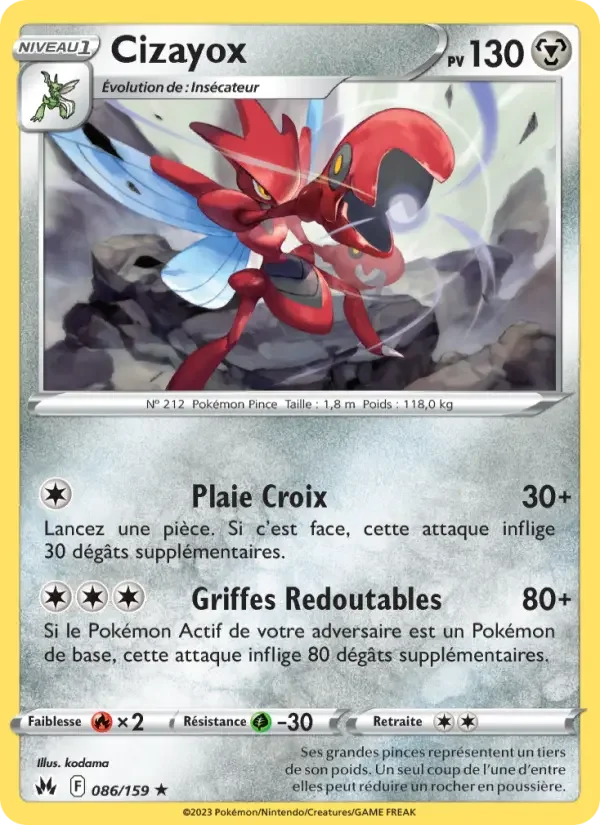 Carte Pokémon Cizayox — Zénith Suprême