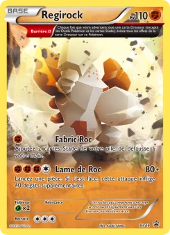 Carte Pokémon Regirock — Promos X&Y