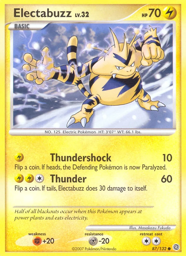 Carte Pokémon Elektek — Merveilles Secrètes