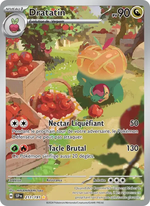 Carte Pokémon Dratatin — Étincelles Déferlantes