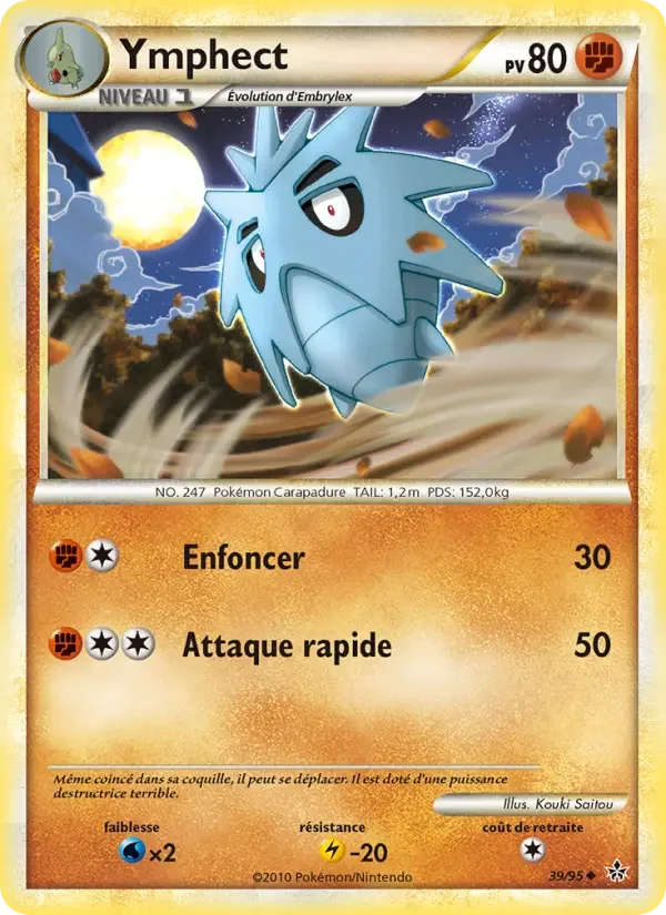 Carte Pokémon Ymphect — Déchaînement