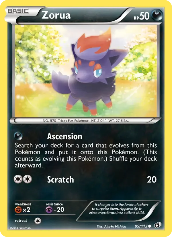 Carte Zorua