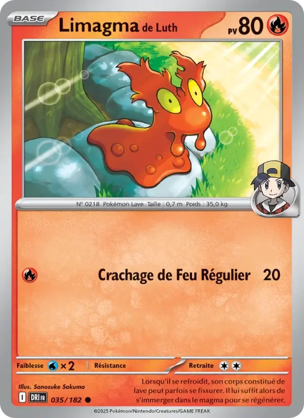 Carte Pokémon Limagma de Luth — Rivalités Destinées