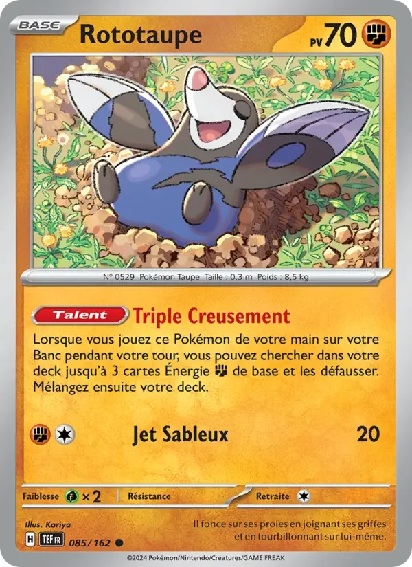 Carte Rototaupe
