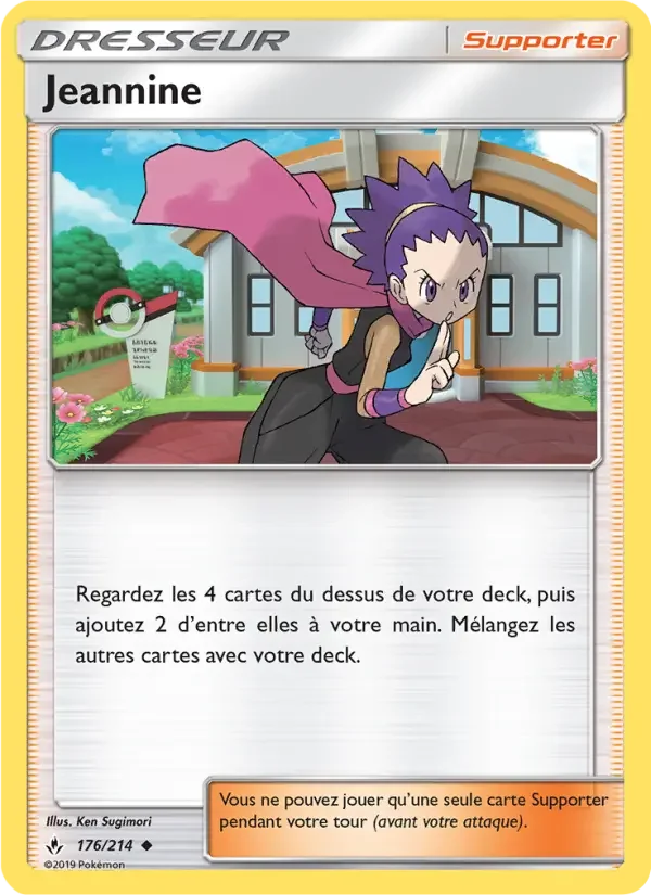 Carte Pokémon Jeannine — Alliance Infaillible