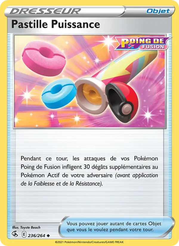 Carte Pastille Puissance