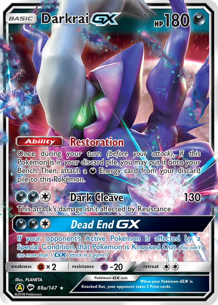 Carte Darkrai-GX