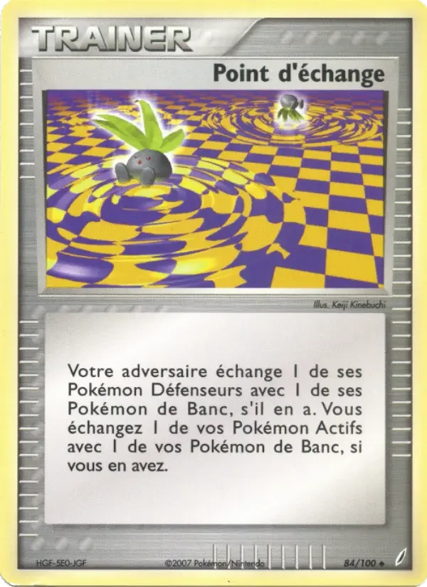 Carte Pokémon Point d'échange — Gardiens de Cristal