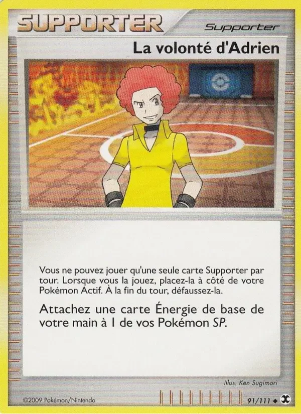 Carte Pokémon La volonté d'Adrien — Rivaux Émergeants