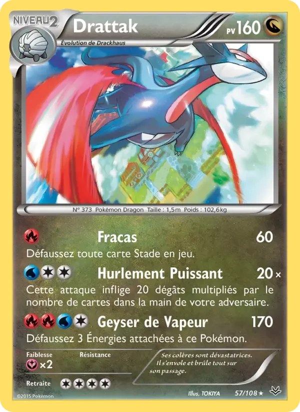 Carte Pokémon Drattak — Ciel Rugissant