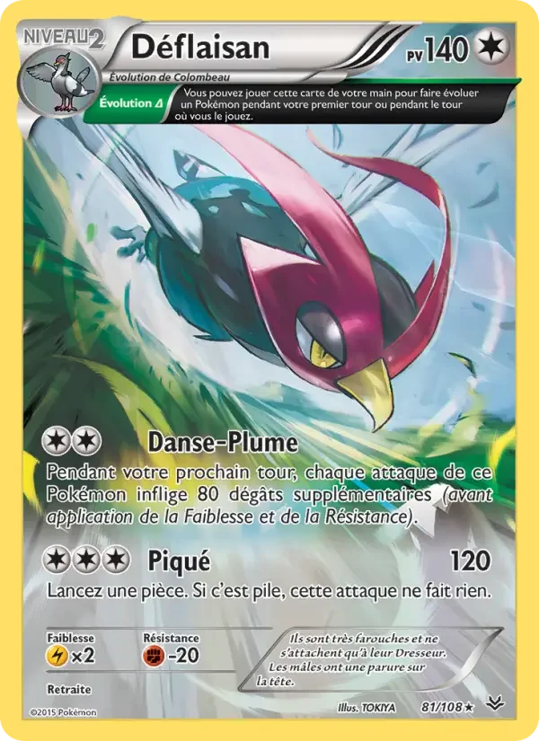 Carte Pokémon Déflaisan — Ciel Rugissant