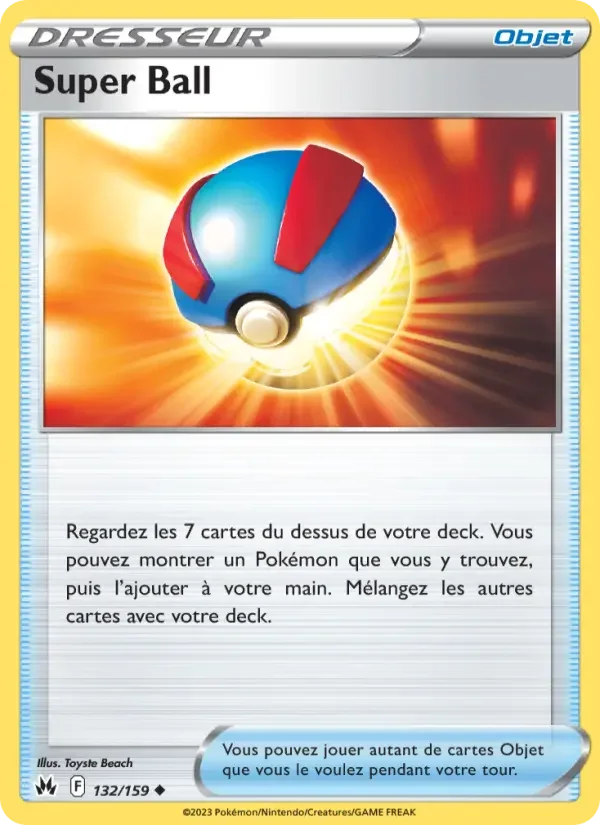 Carte Pokémon Super Ball — Zénith Suprême