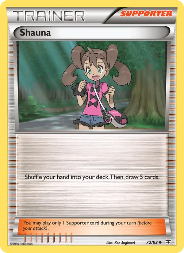 Carte Pokémon Shauna — Promos X&Y