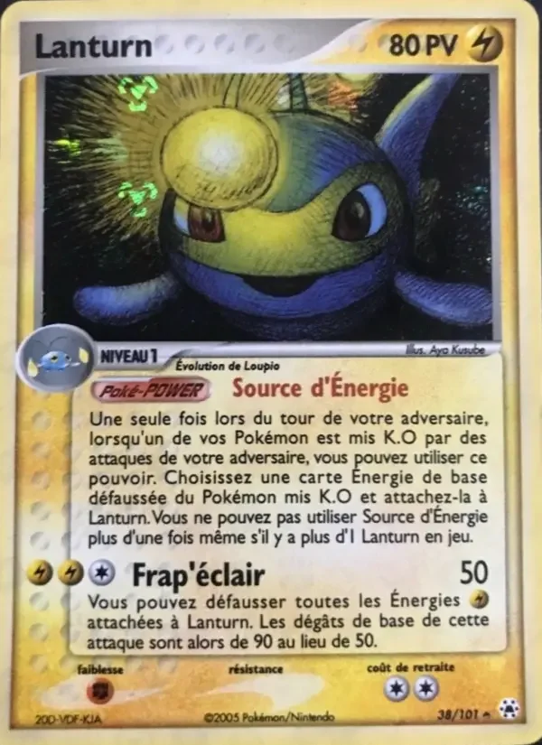 Carte Pokémon Lanturn — Légendes Oubliées