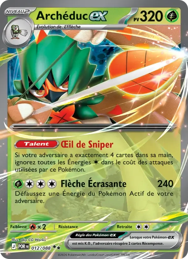 Carte Pokémon Archéduc-ex — Équilibre Parfait