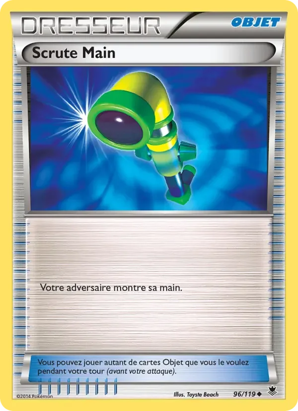 Carte Scrute Main