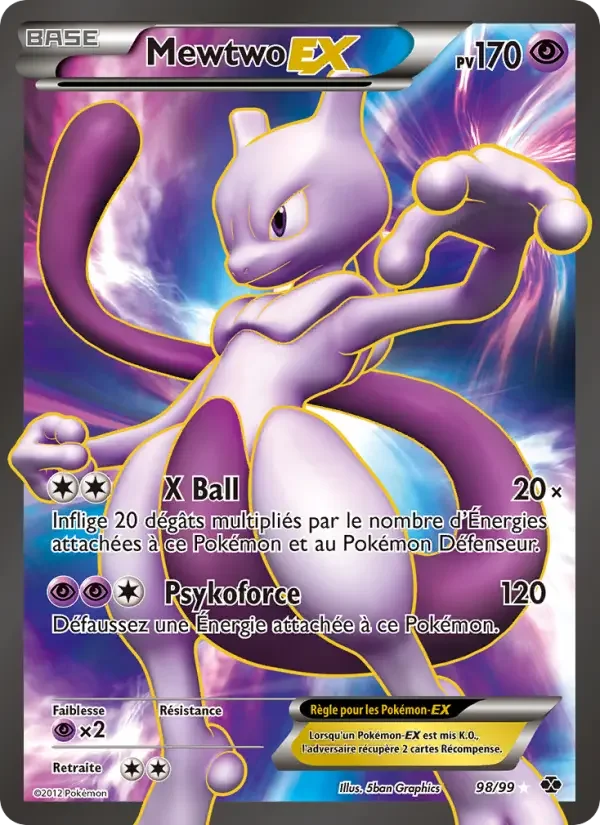 Carte Mewtwo-EX