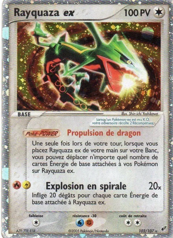 Carte Rayquaza ex