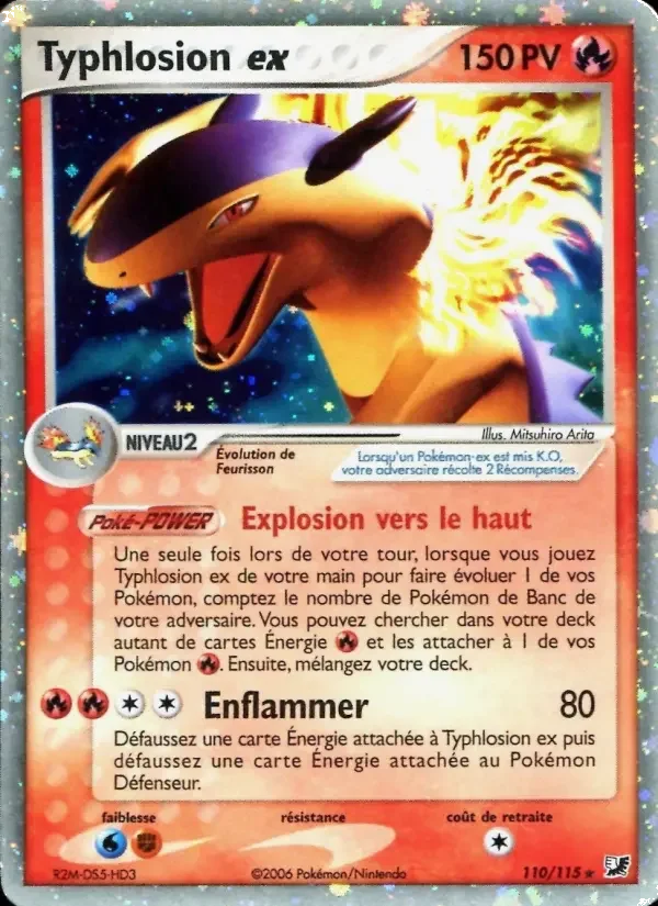 Carte Typhlosion ex