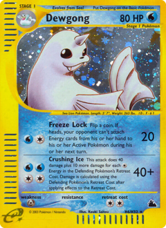 Carte Pokémon Lamantine — Skyridge