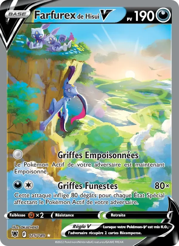 Carte Pokémon Farfurex de Hisui V — Astres Radieux
