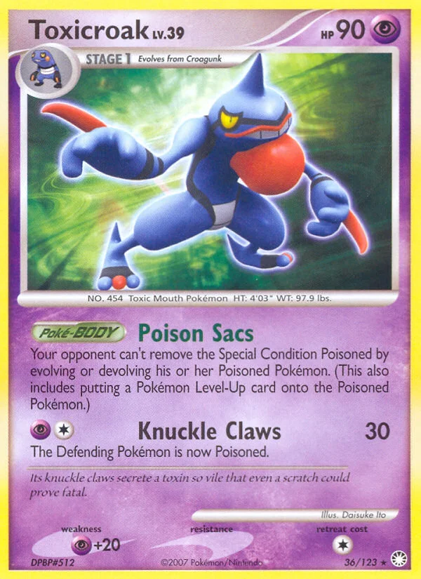 Carte Pokémon Coatox — Trésors Mystérieux