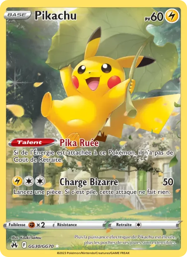 Carte Pokémon Pikachu — Zénith Suprême