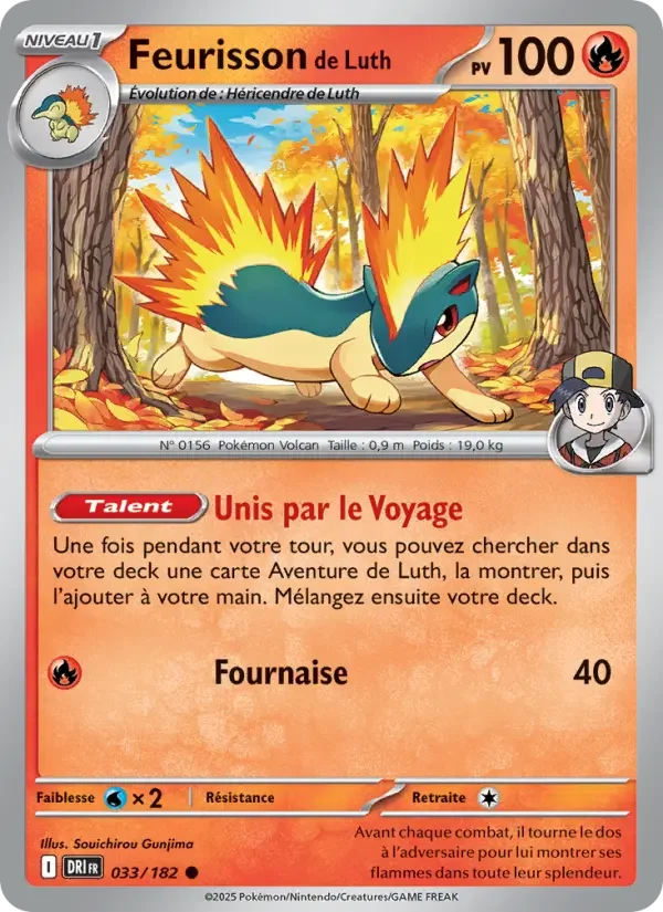 Carte Pokémon Feurisson de Luth — Rivalités Destinées