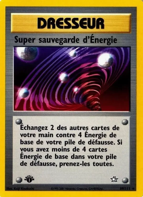 Carte Super sauvegarde d'Énergie