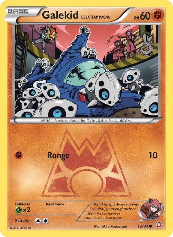 Carte Galekid de la Team Magma