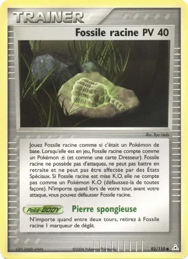 Carte Fossile racine