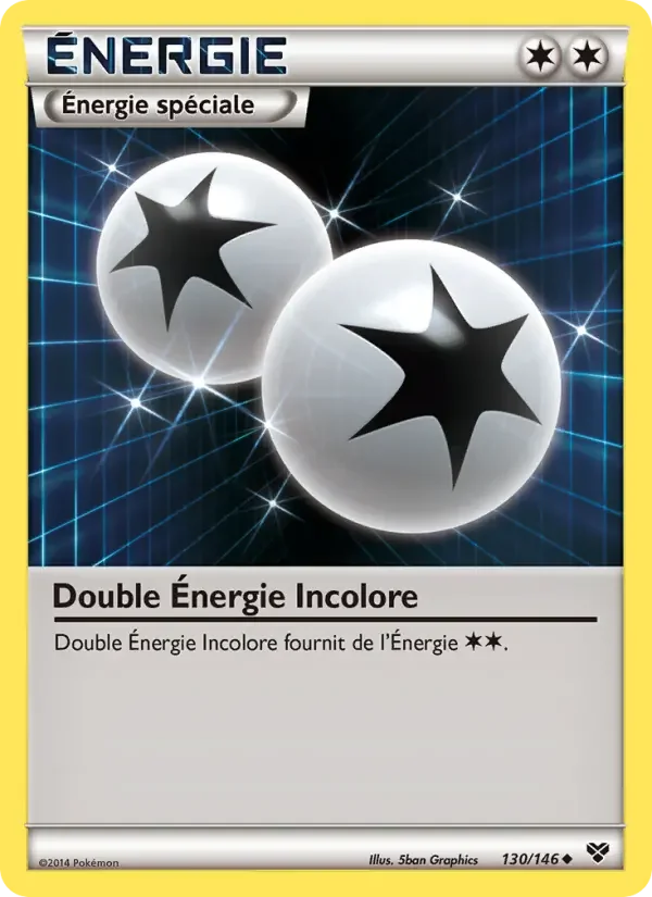 Carte Double Énergie Incolore