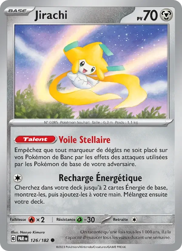 Carte Pokémon Jirachi — Faille Paradoxe