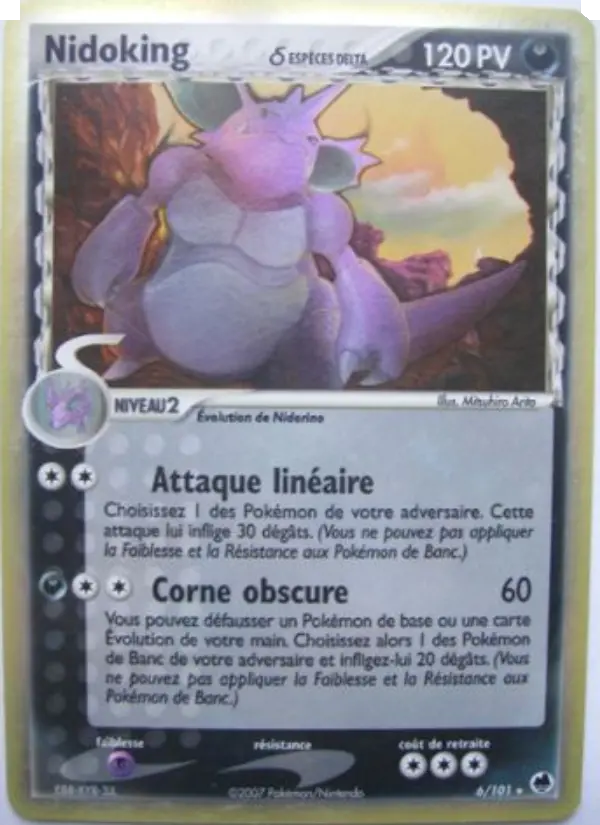 Carte Nidoking δ