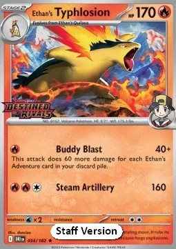 Carte Typhlosion de Luth