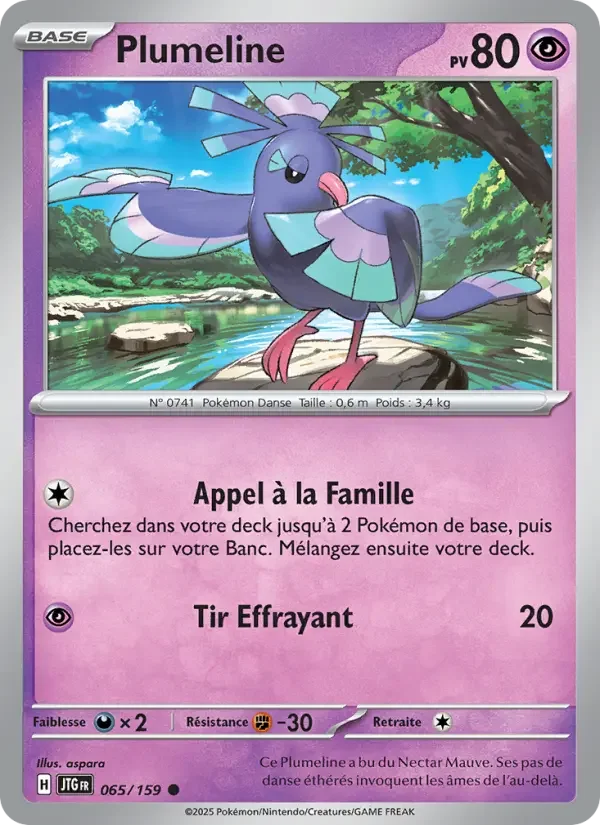 Carte Pokémon Plumeline — Aventures Ensemble