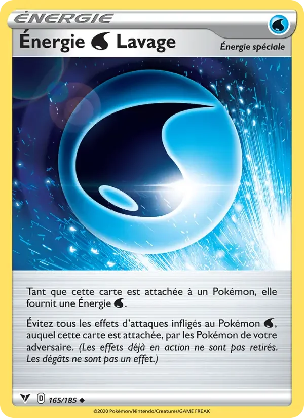 Carte Énergie Water Lavage