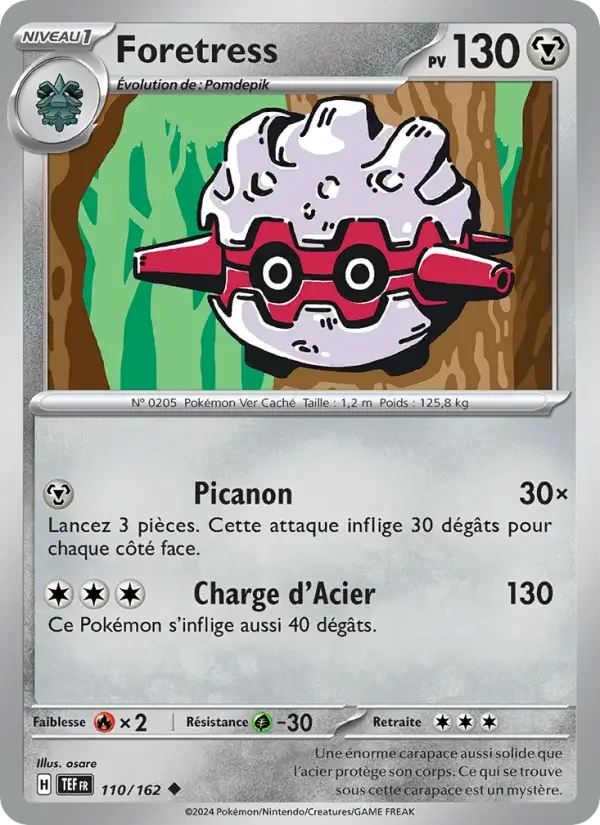 Carte Pokémon Foretress — Forces Temporelles
