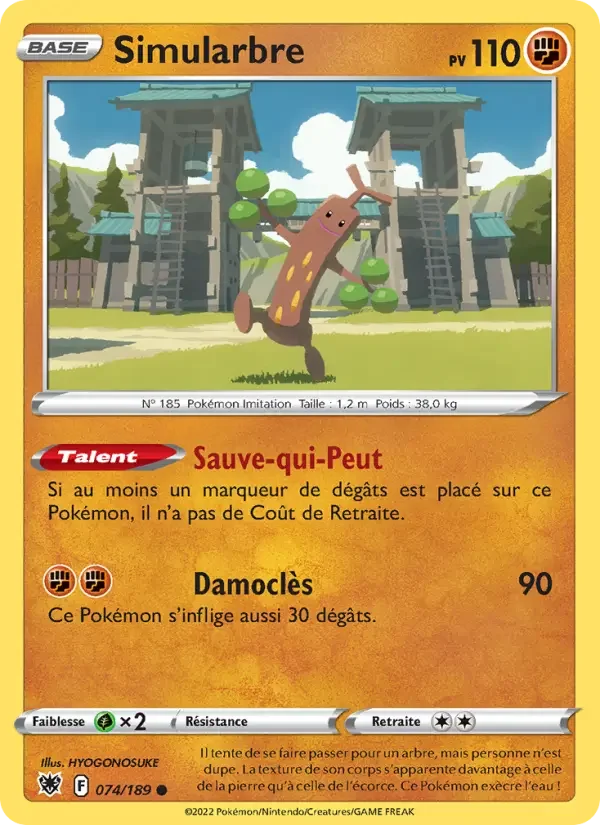 Carte Simularbre