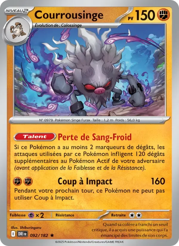 Carte Pokémon Courrousinge — Rivalités Destinées