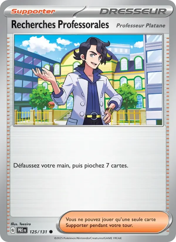 Carte Recherches Professorales