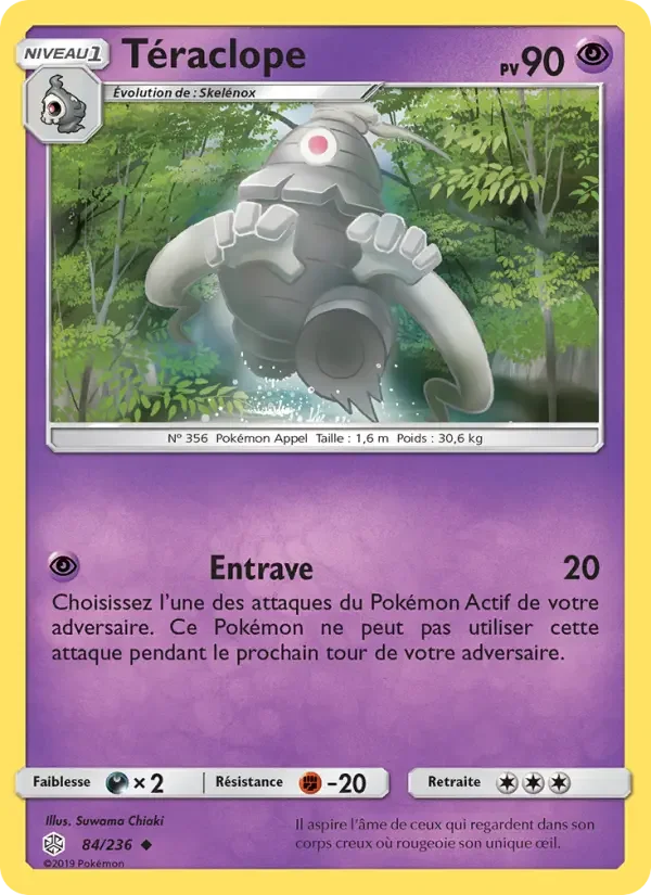 Carte Pokémon Téraclope — Éclipse Cosmique