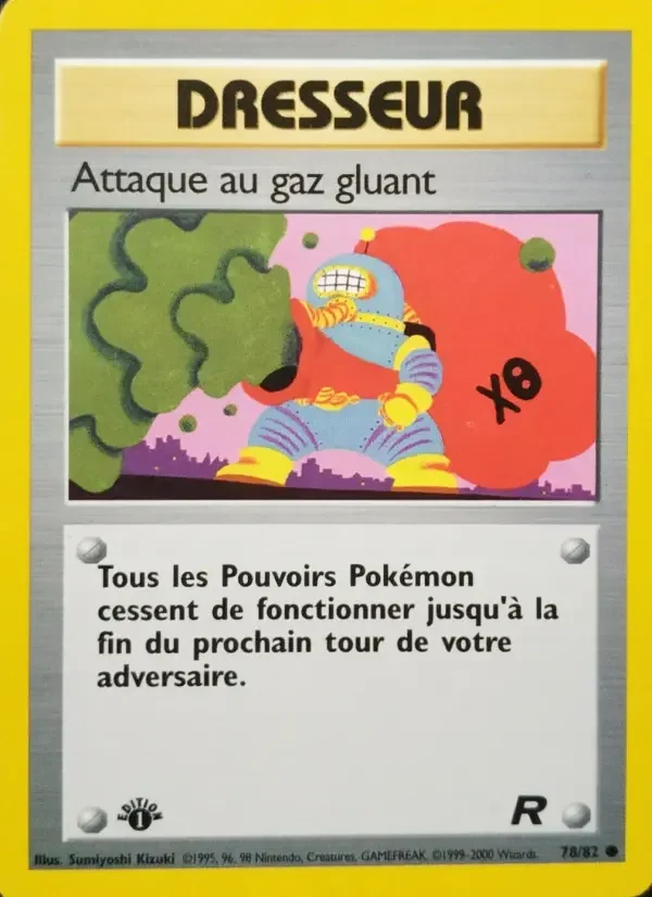 Carte Attaque au gaz gluant