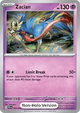 Carte Zacian