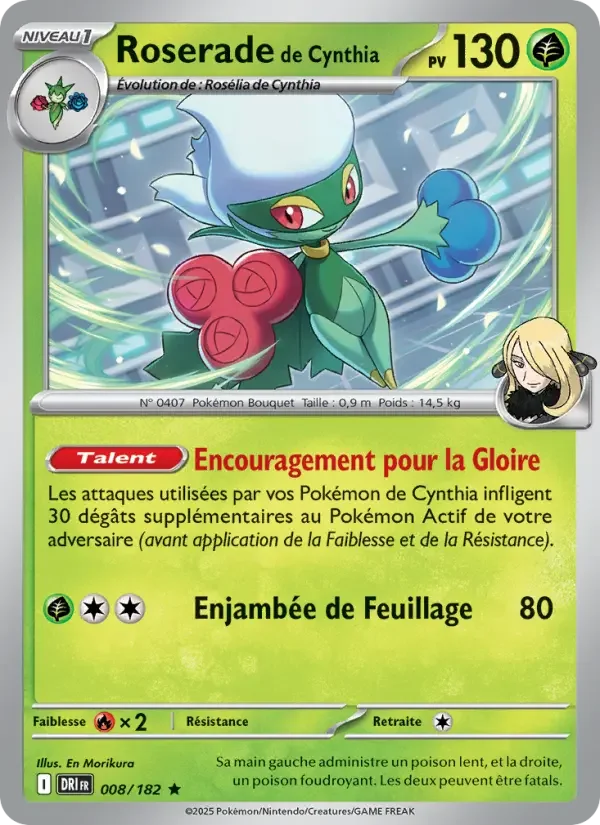 Carte Roserade de Cynthia